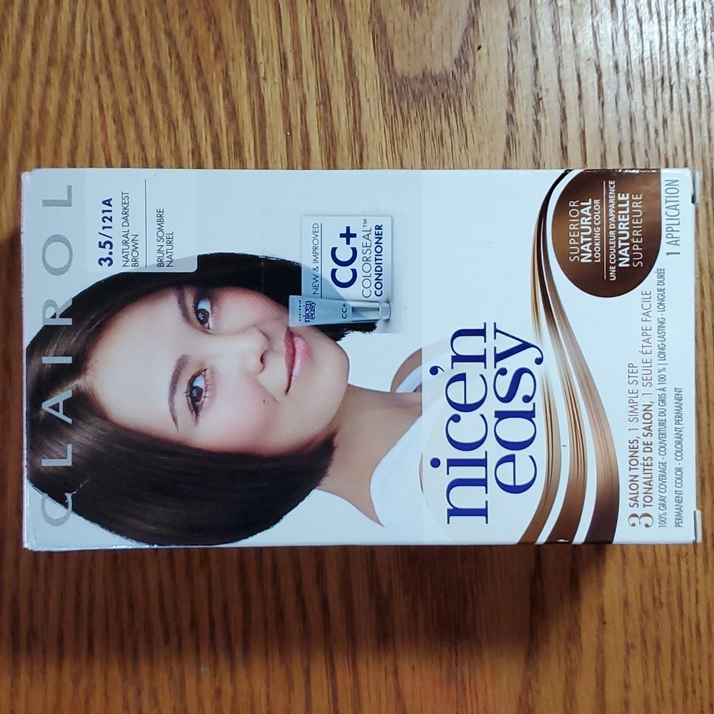 121a Natural Darkest Brown Hair color
